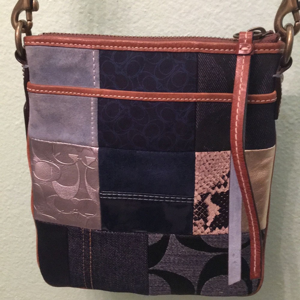 Multicolored and fabric Coach purse